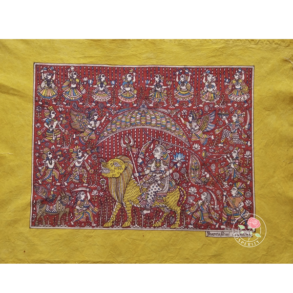 Durga - Adi Shakti - Mata ni Pachedi Painting