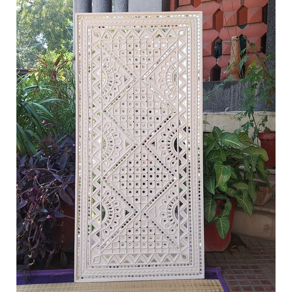 Chakda squares - Lippan work frame( 2 ft x 4ft)