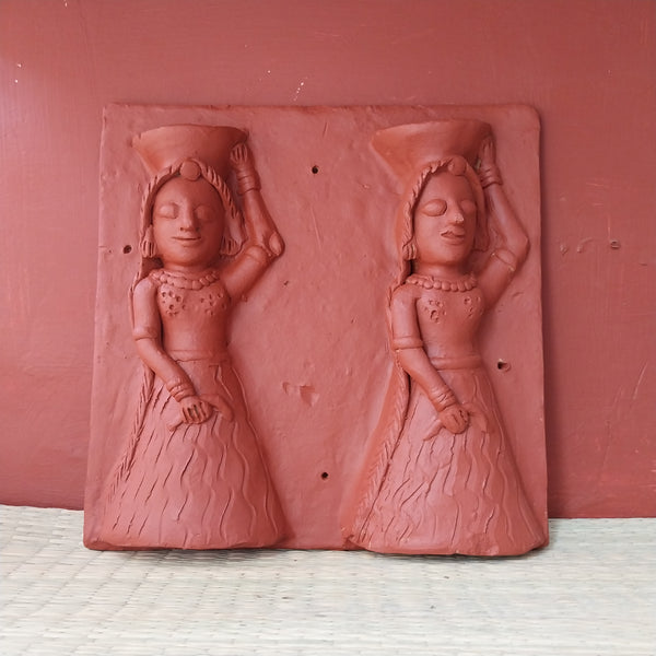 Ladies carrying baskets - Terracotta Tiles