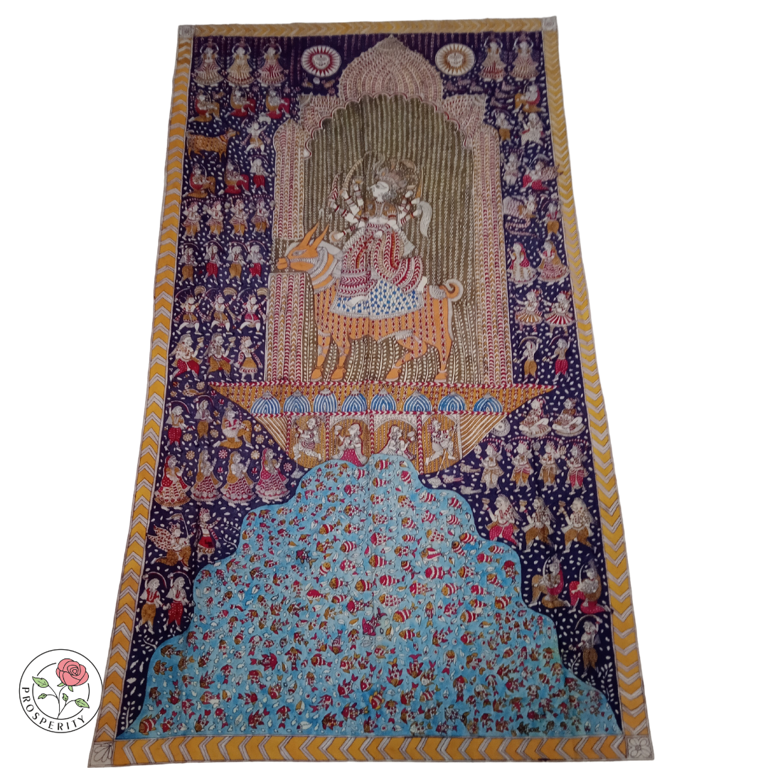 Vahanvati - Mata ni Pachedi - 46 Inch W * 76 Inch H