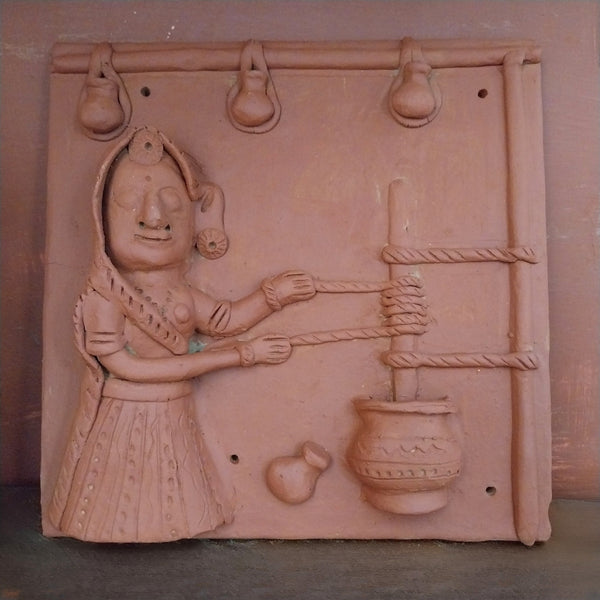 Butter Making - Terracotta Tile