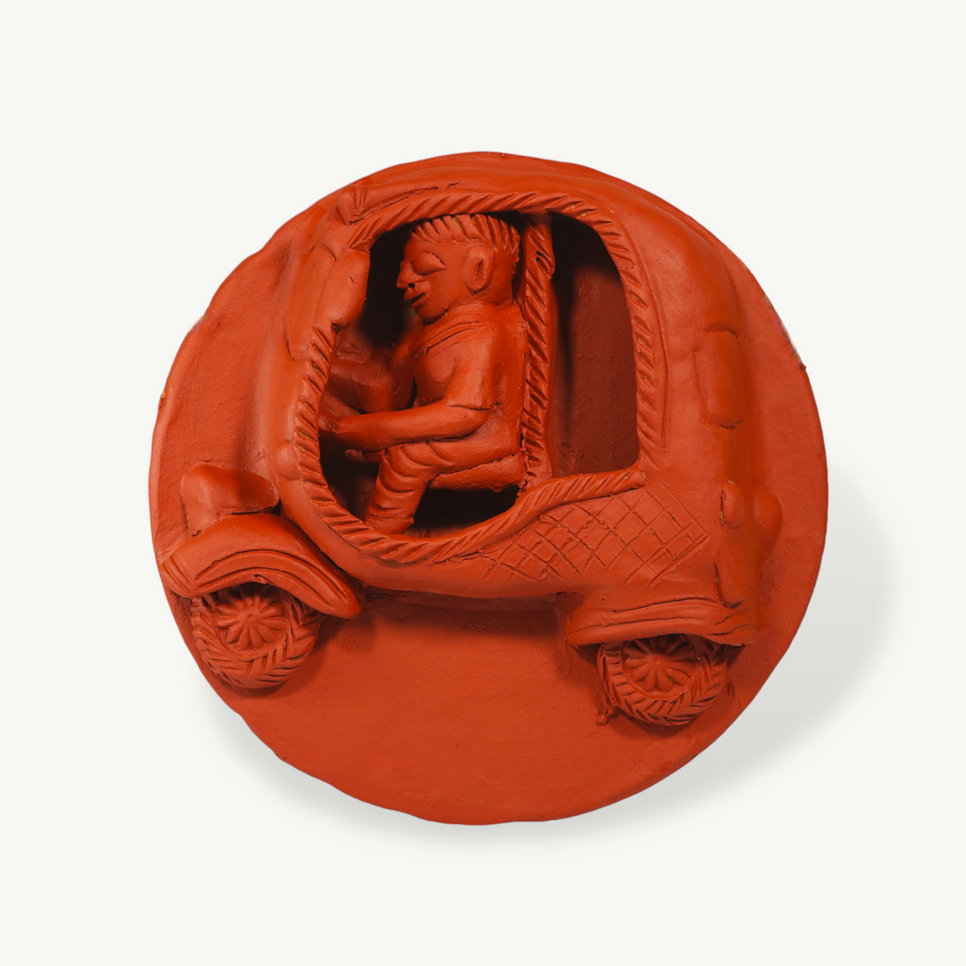 Molela Wall Plate - Autorickshaw 9"