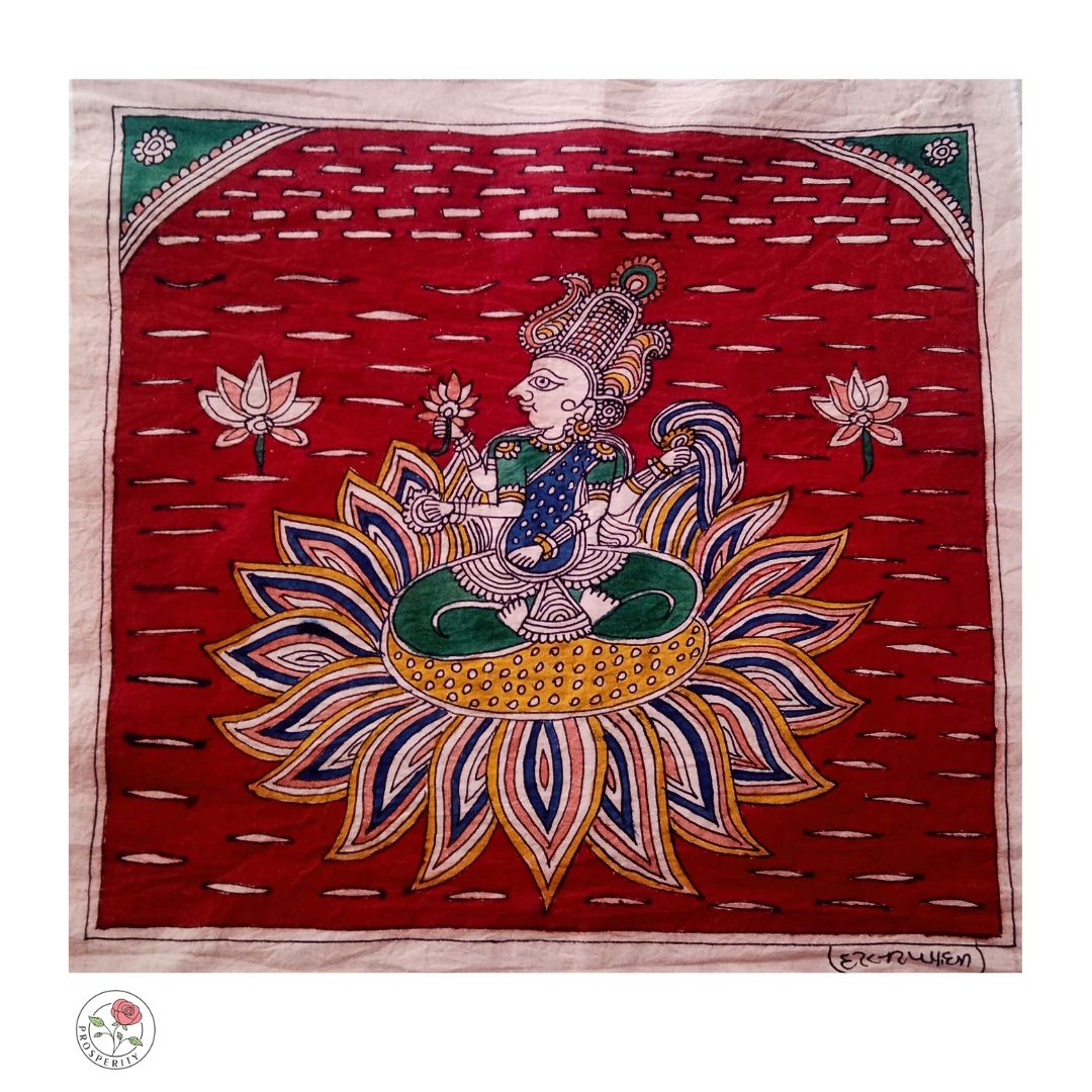 Goddess of Fortune - Mata ni Pachedi Painting