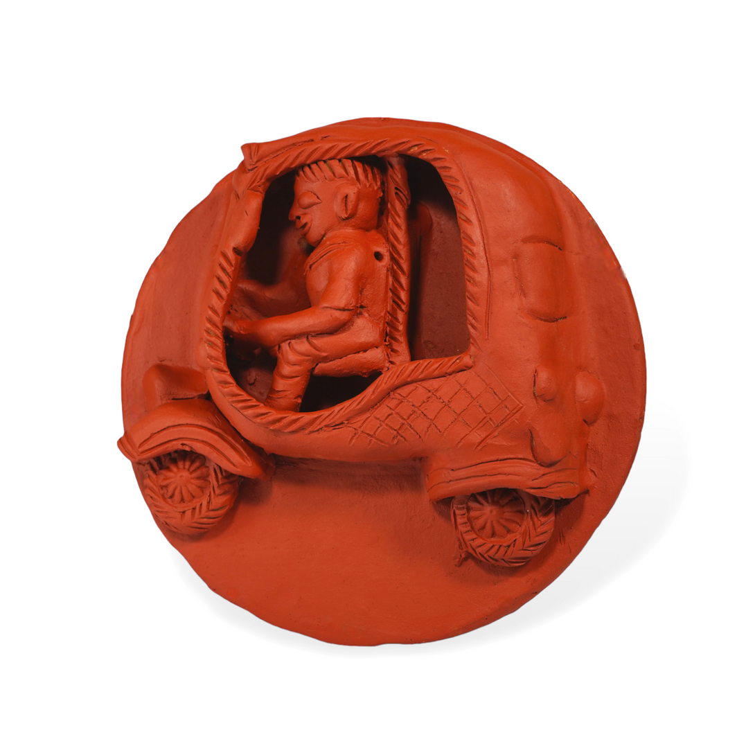 Molela Wall Plate - Autorickshaw 9"