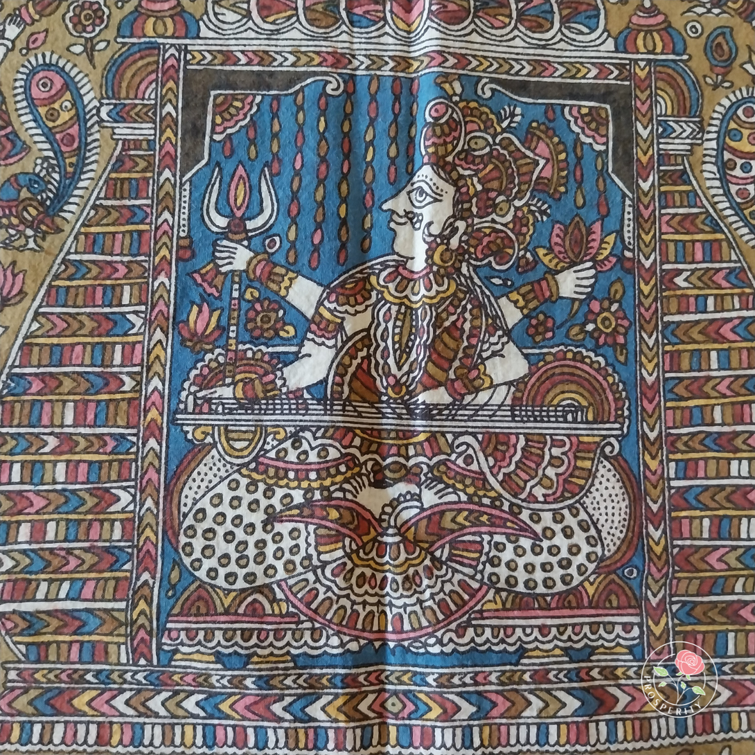 Ma Saraswati Mata ni pachedi painting