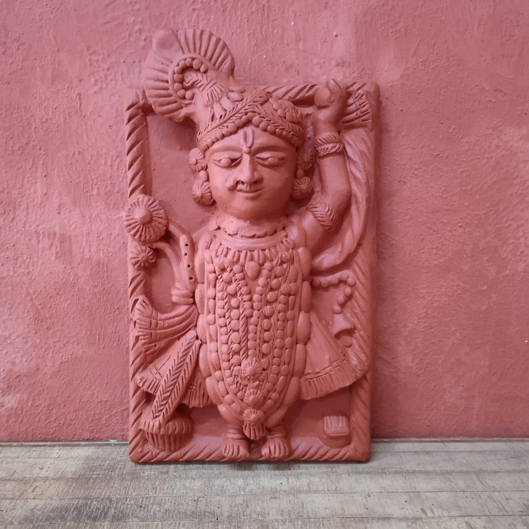 Shreenathji - Terracotta Plaque