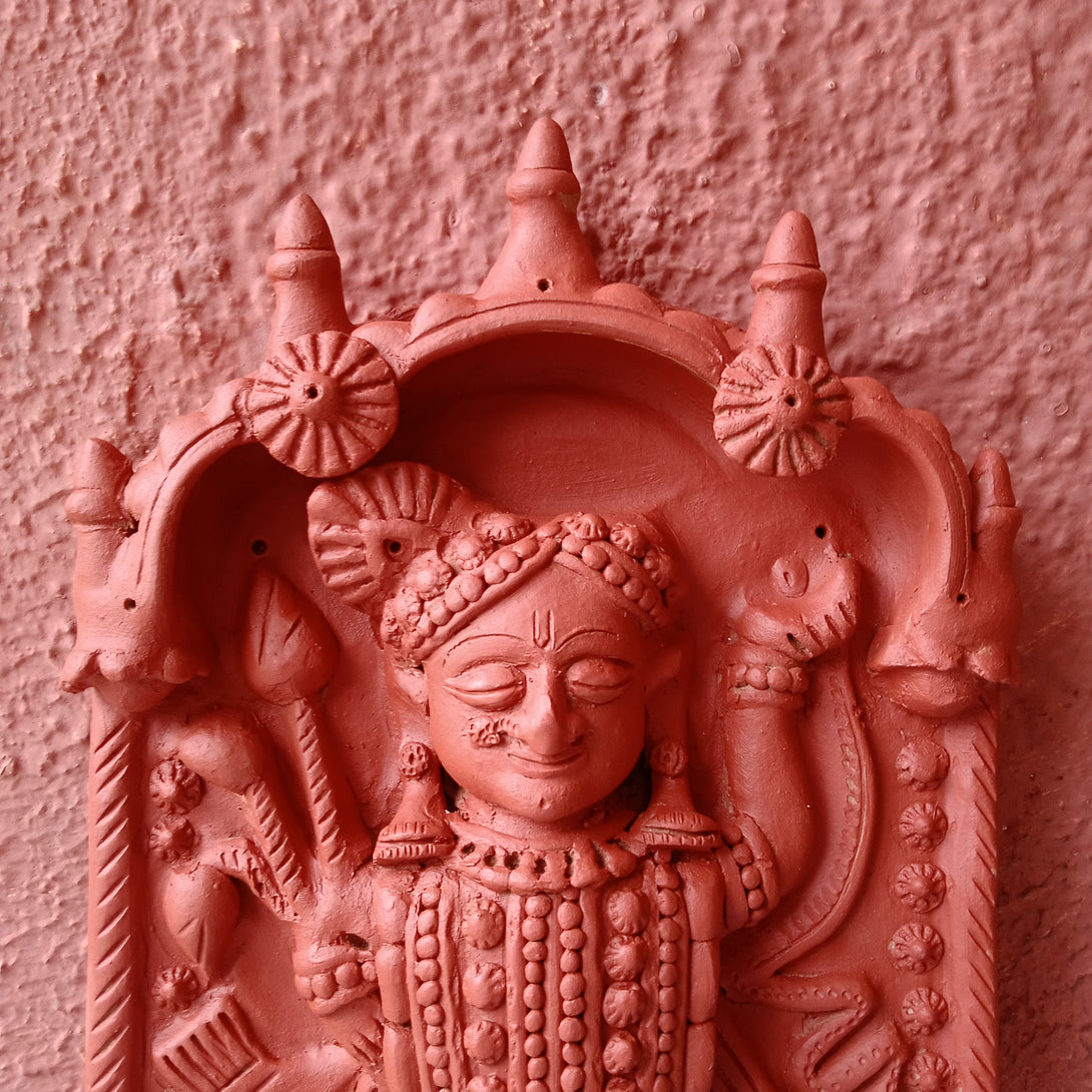 Molela Terracotta Shreenathji (Kalash design)