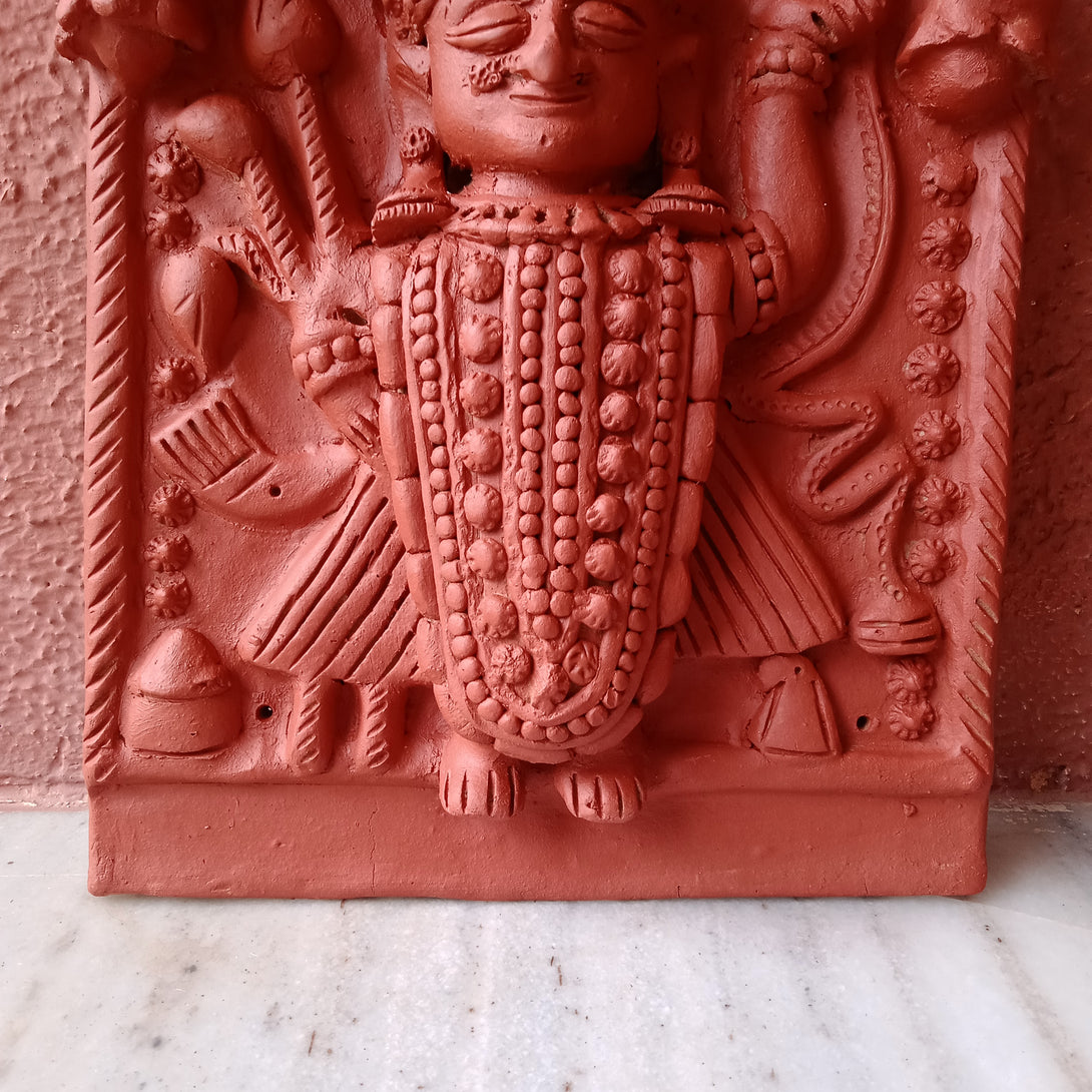 Molela Terracotta Shreenathji (Kalash design)