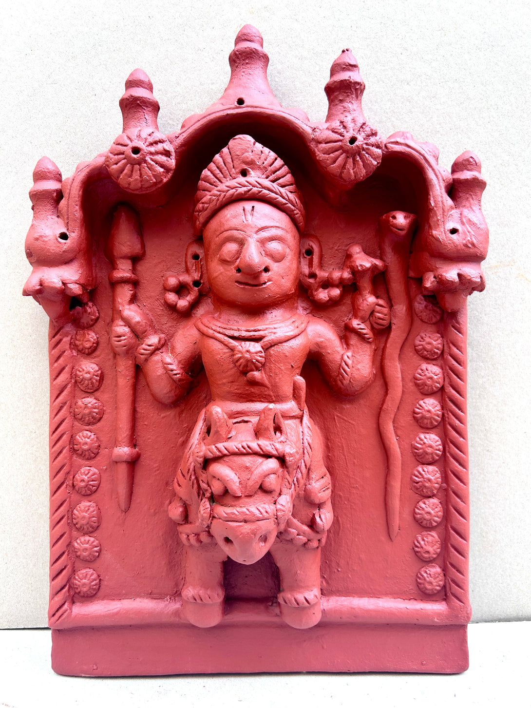 Terracotta Ghoda Bhairav Panel