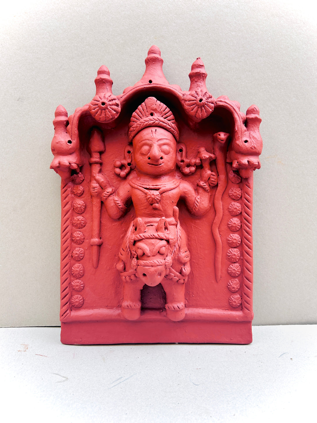 Terracotta Ghoda Bhairav Panel