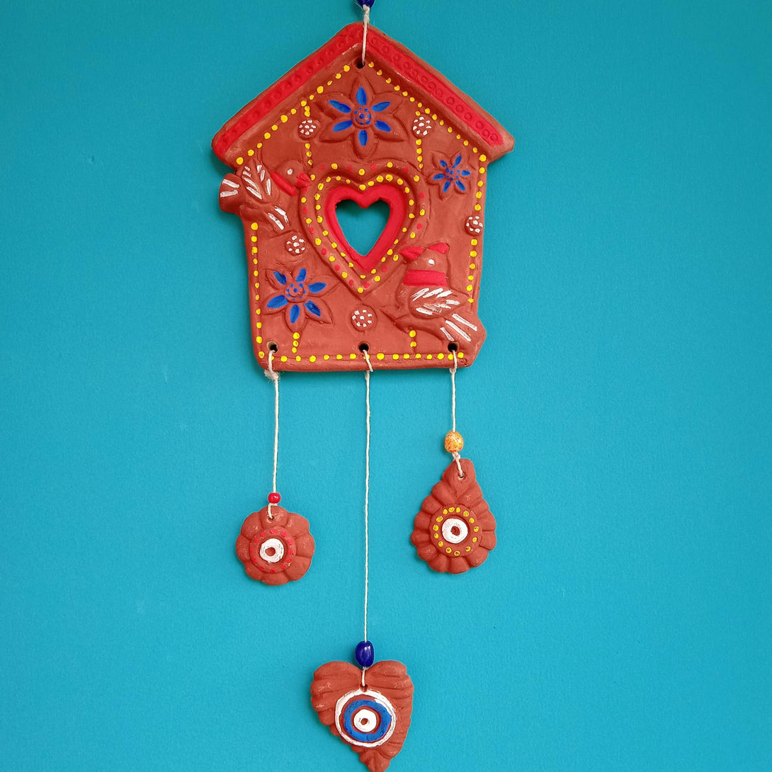 House - Terracotta Wall Hanging