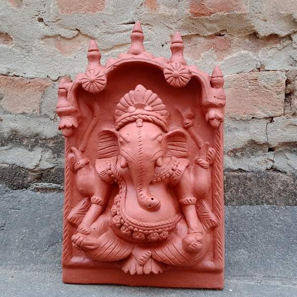 Ganesha - Terracotta Plaque 2