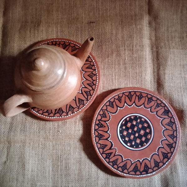 Gundiyali Terracotta Trivet 2 - Set of 2