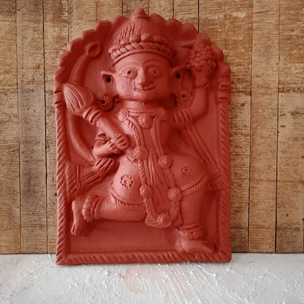 Terracotta Bala Hanuman Panel