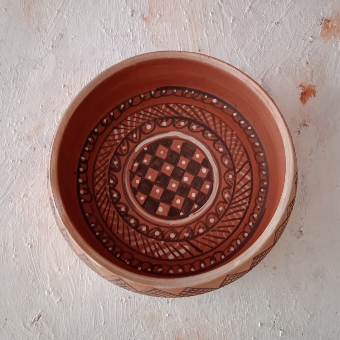 Gundiyali Terracotta Serving Bowl 2 - 8 Inch