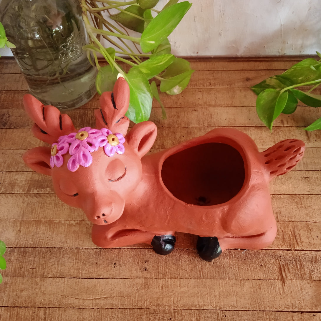 Reindeer Planter