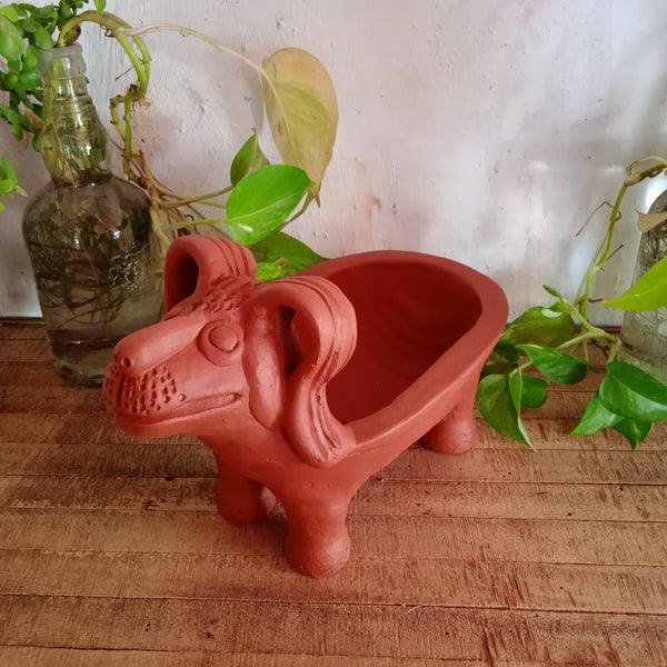 Dachshund Dog Planter