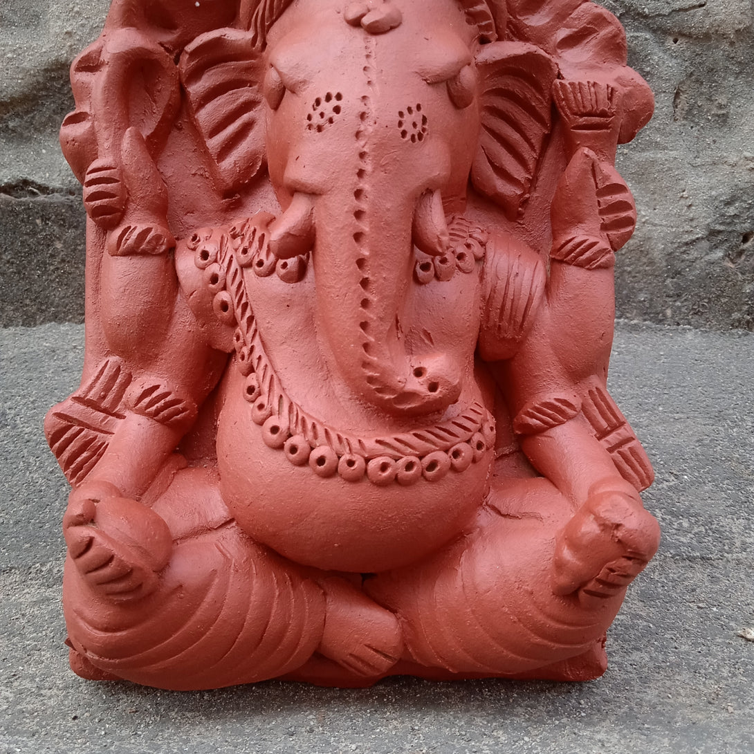 Terracotta Ganesha 9"