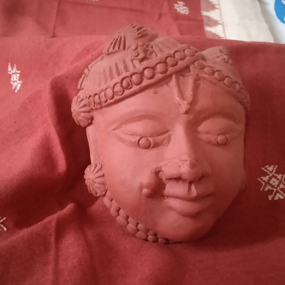 Terracotta Shreenathji Face