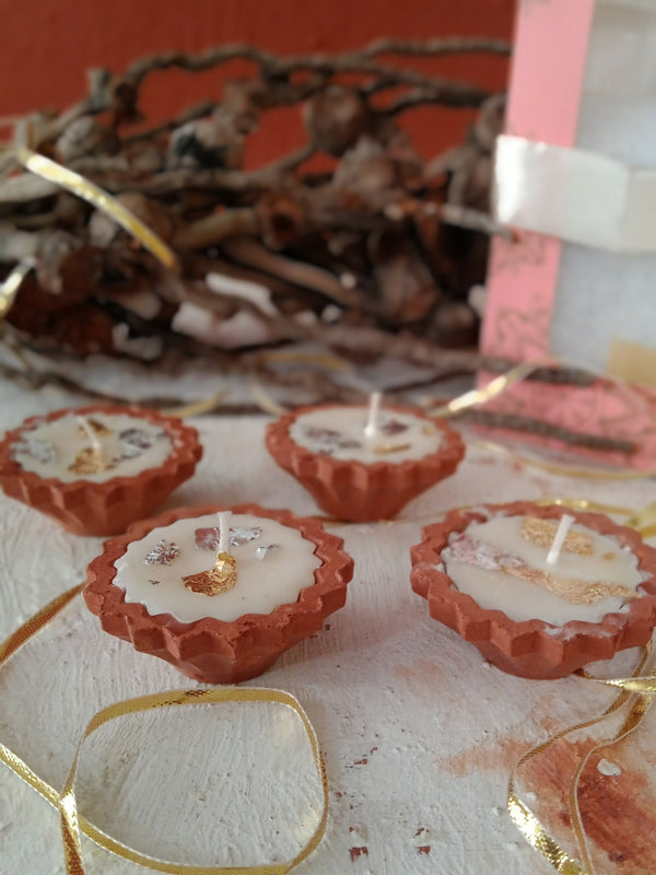 Star Diya Candle (Set of 4)